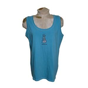 Life Is Good Classic Fit Tank Size Large Rock formation Balance